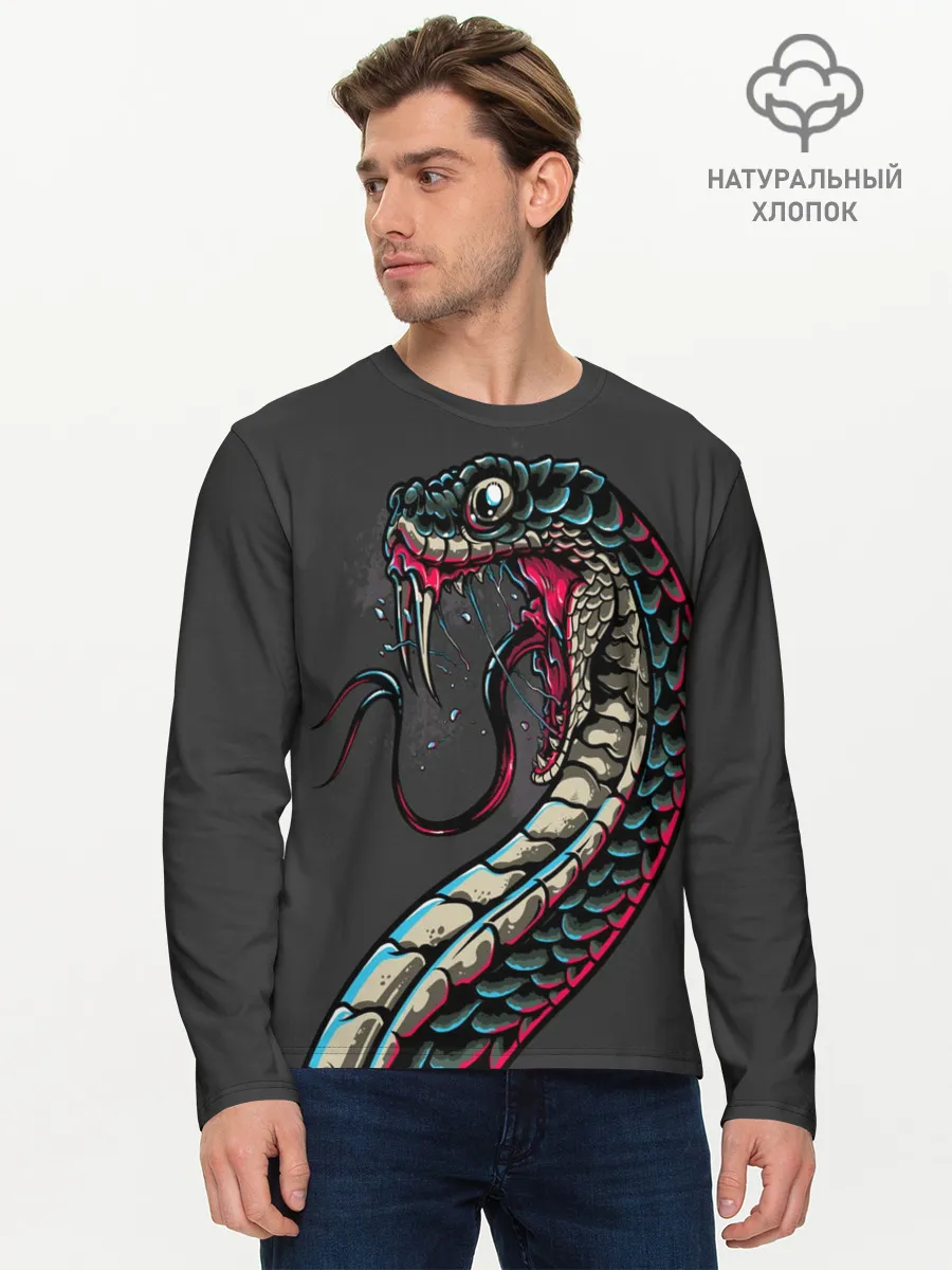 Мужской лонгслив базовый / Viper