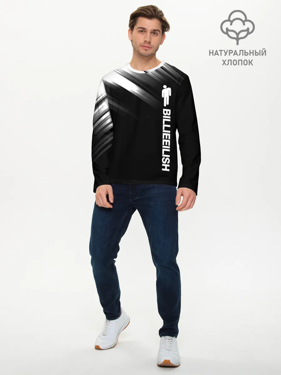 Мужской лонгслив базовый / Billie Eilish.