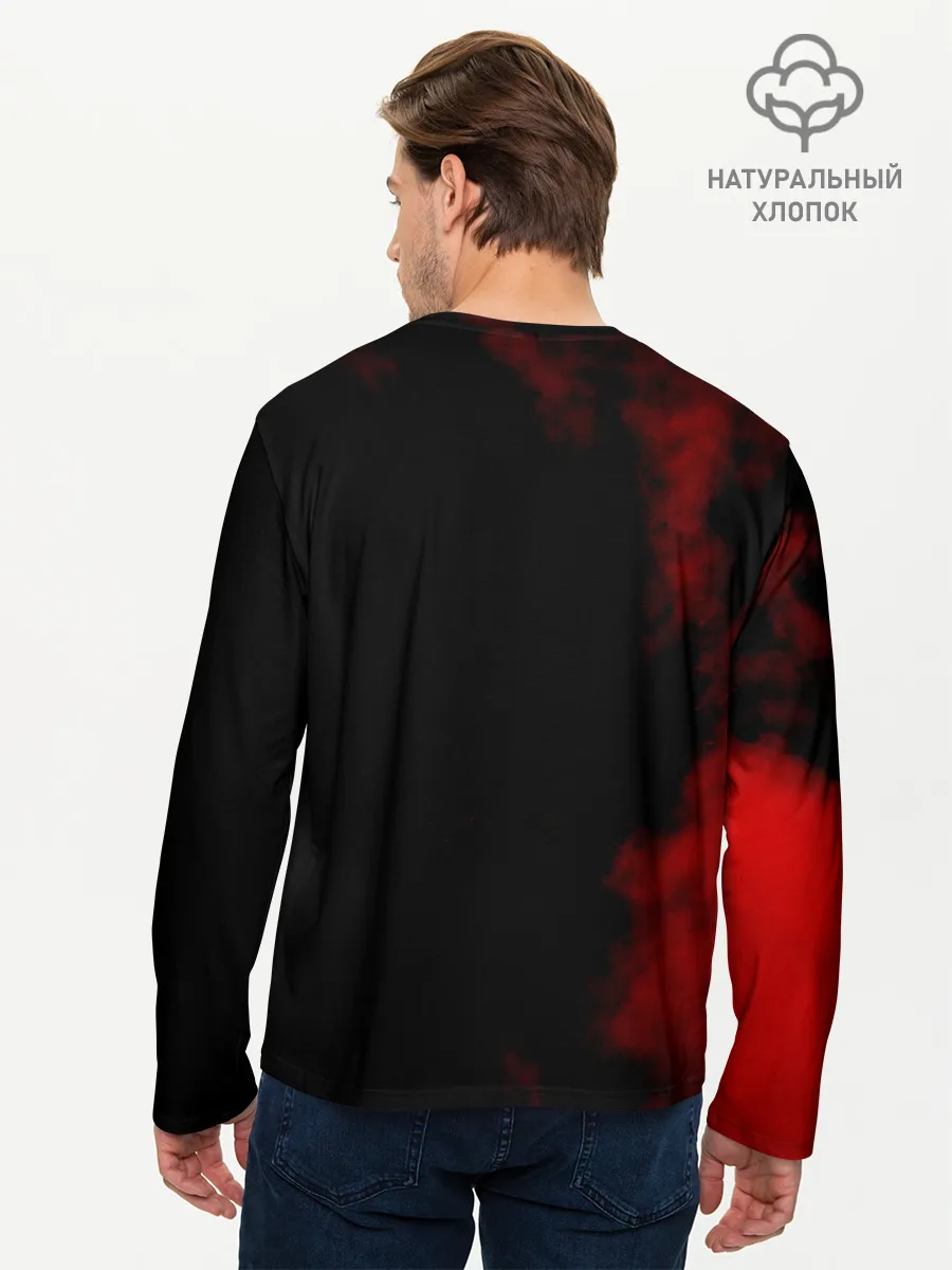 Мужской лонгслив базовый / Токийский гуль