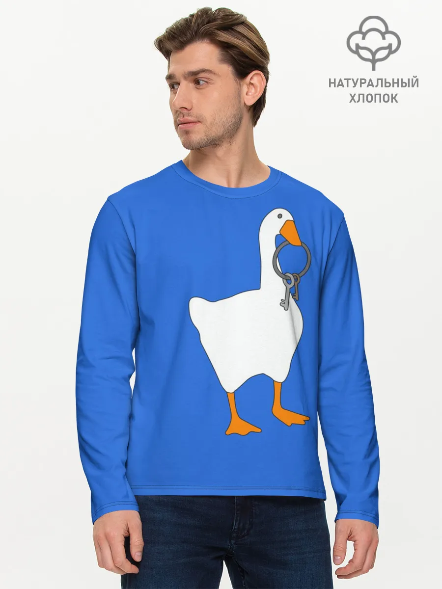 Мужской лонгслив базовый / Untitled Goose Game