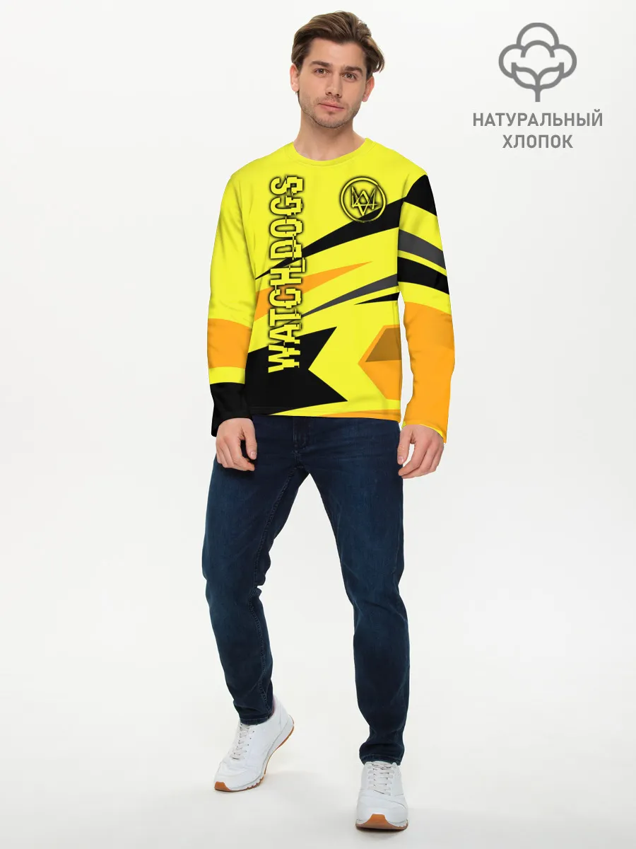 Мужской лонгслив базовый / WATCH DOGS