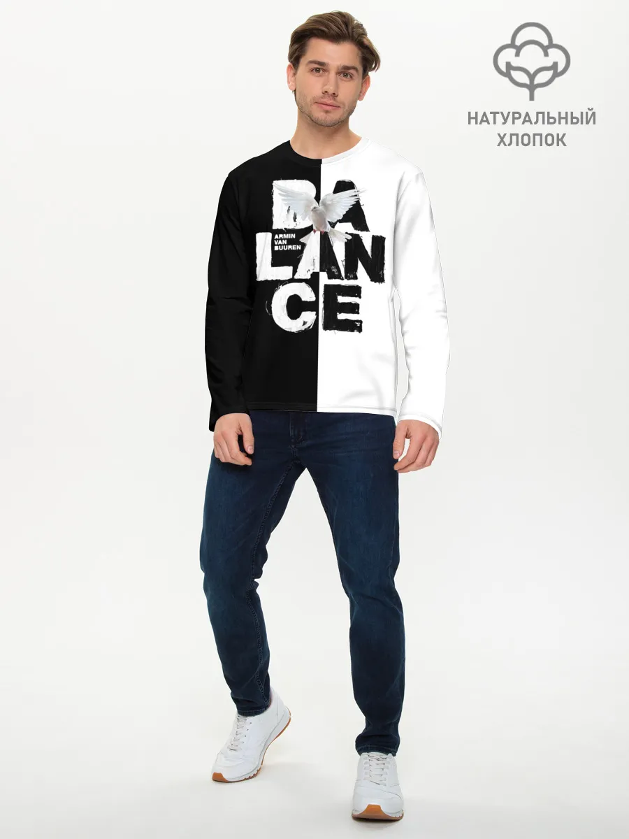 Мужской лонгслив базовый / Armin van Buuren Balance