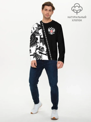 Мужской лонгслив базовый / Россия