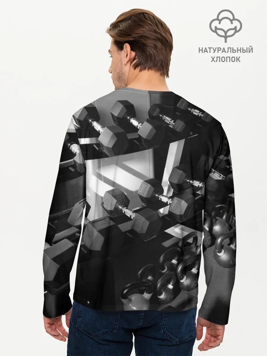 Мужской лонгслив базовый / Качалка