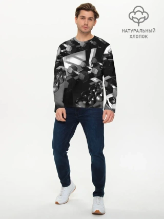 Мужской лонгслив базовый / Качалка