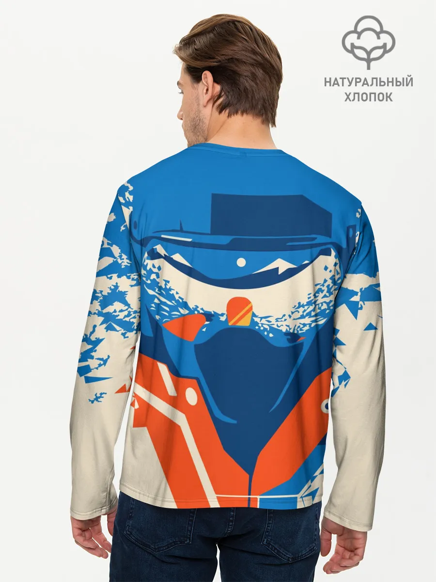 Мужской лонгслив базовый / SNOW BOAR DING