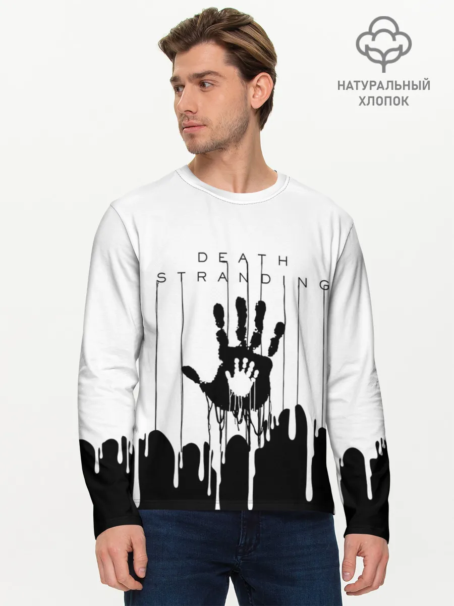 Мужской лонгслив базовый / DEATH STRANDING