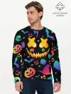 Мужской лонгслив базовый / MARSHMELLO HALLOWEEN