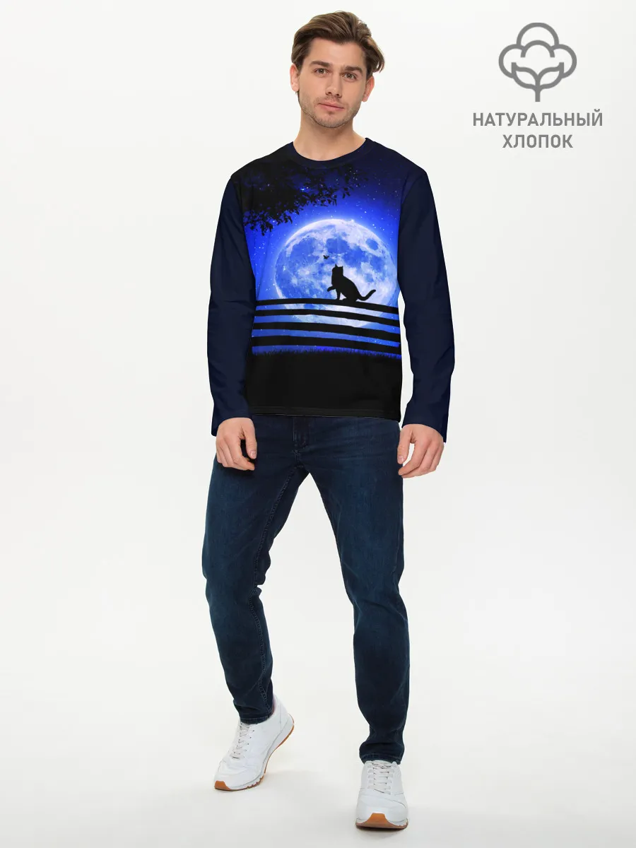 Мужской лонгслив базовый / КОТИК