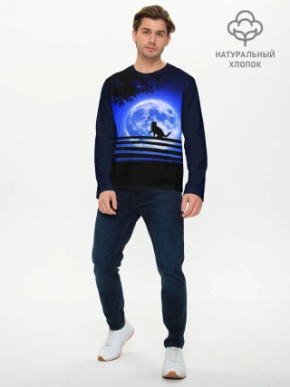 Мужской лонгслив базовый / КОТИК