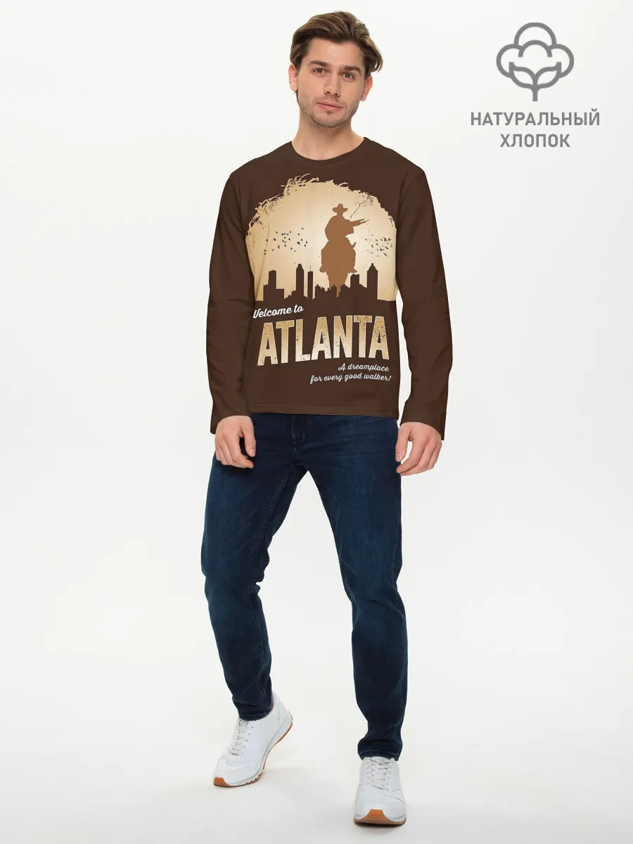 Мужской лонгслив базовый / Ходячие мертвецы