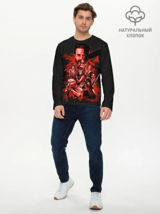 Мужской лонгслив базовый / The Walking Dead