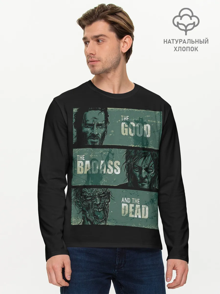 Мужской лонгслив базовый / The Walking Dead