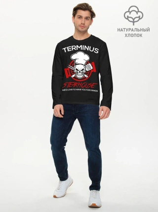 Мужской лонгслив базовый / The Walking Dead