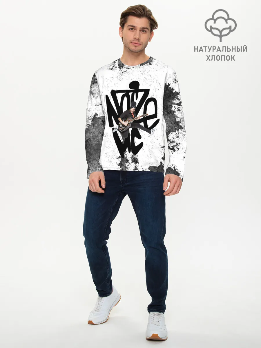 Мужской лонгслив базовый / Noize MC