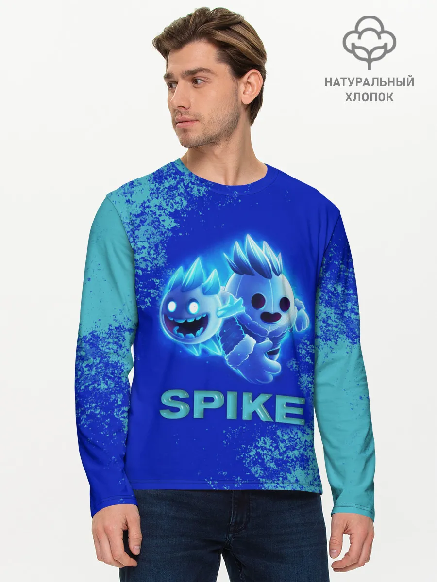 Мужской лонгслив базовый / Brawl Stars SPIKE