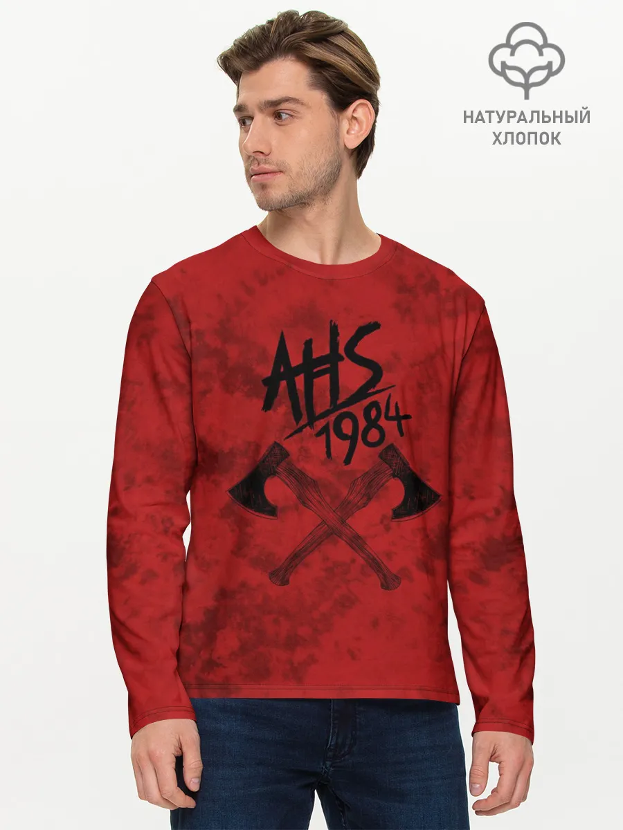 Мужской лонгслив базовый / American Horror Story