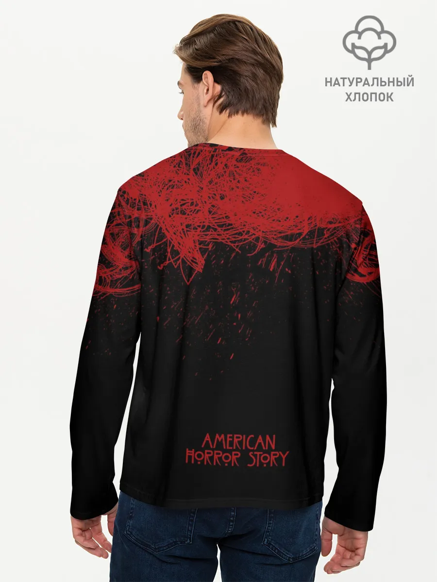 Мужской лонгслив базовый / American Horror Story