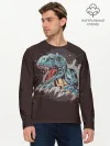 Мужской лонгслив базовый / T-Rex