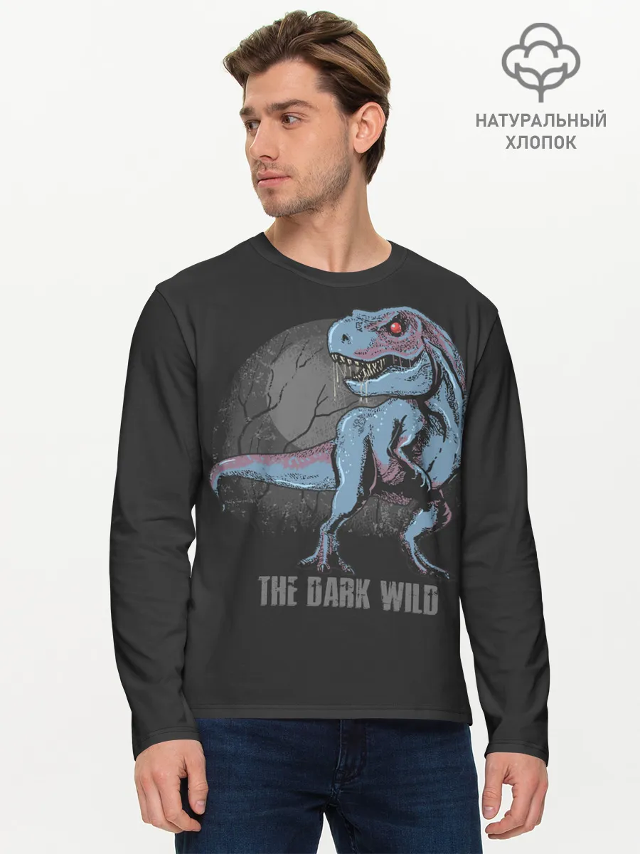 Мужской лонгслив базовый / T Rex
