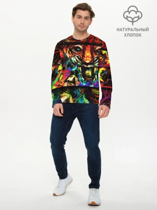 Мужской лонгслив базовый / HOTLINE MIAMI