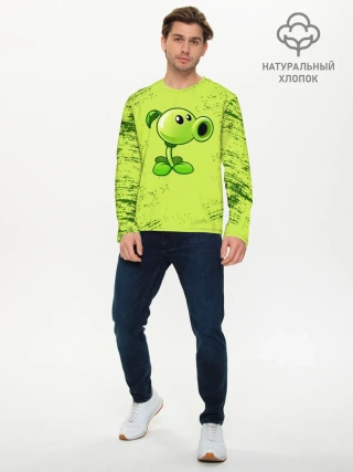 Мужской лонгслив базовый / Plants vs. Zombies