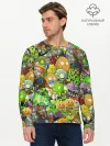 Мужской лонгслив базовый / PLANTS VS ZOMBIES