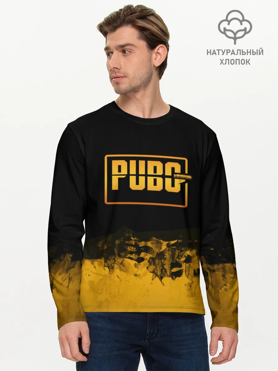 Мужской лонгслив базовый / PUBG.