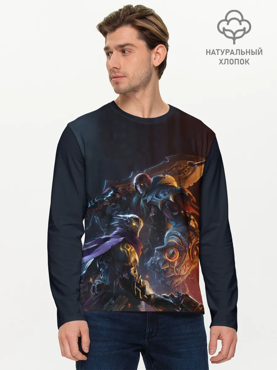 Мужской лонгслив базовый / Darksiders Genesis