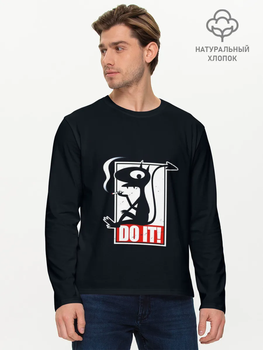 Мужской лонгслив базовый / Disenchantment. DO IT!