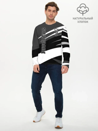 Мужской лонгслив базовый / Juventus