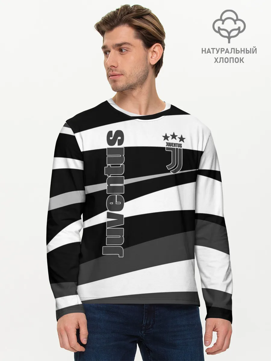 Мужской лонгслив базовый / Juventus