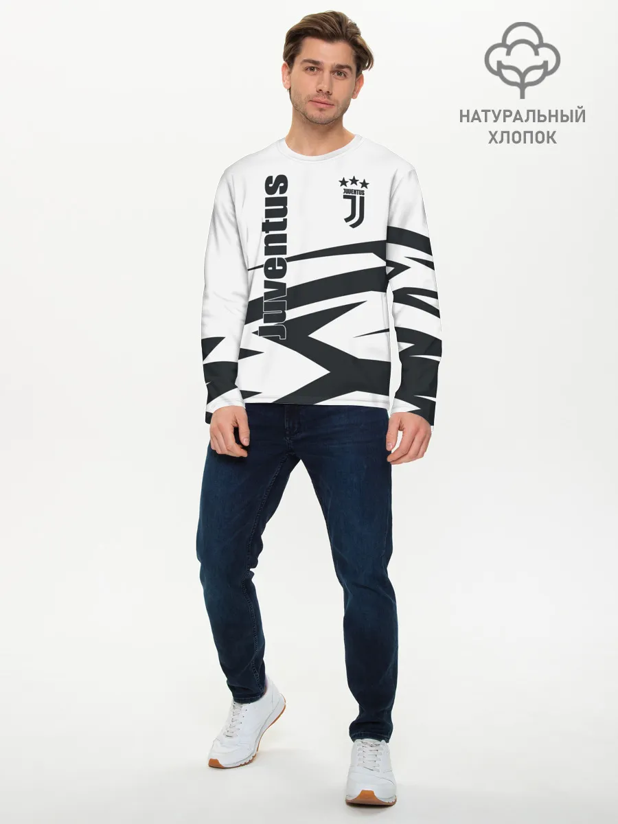 Мужской лонгслив базовый / Juventus