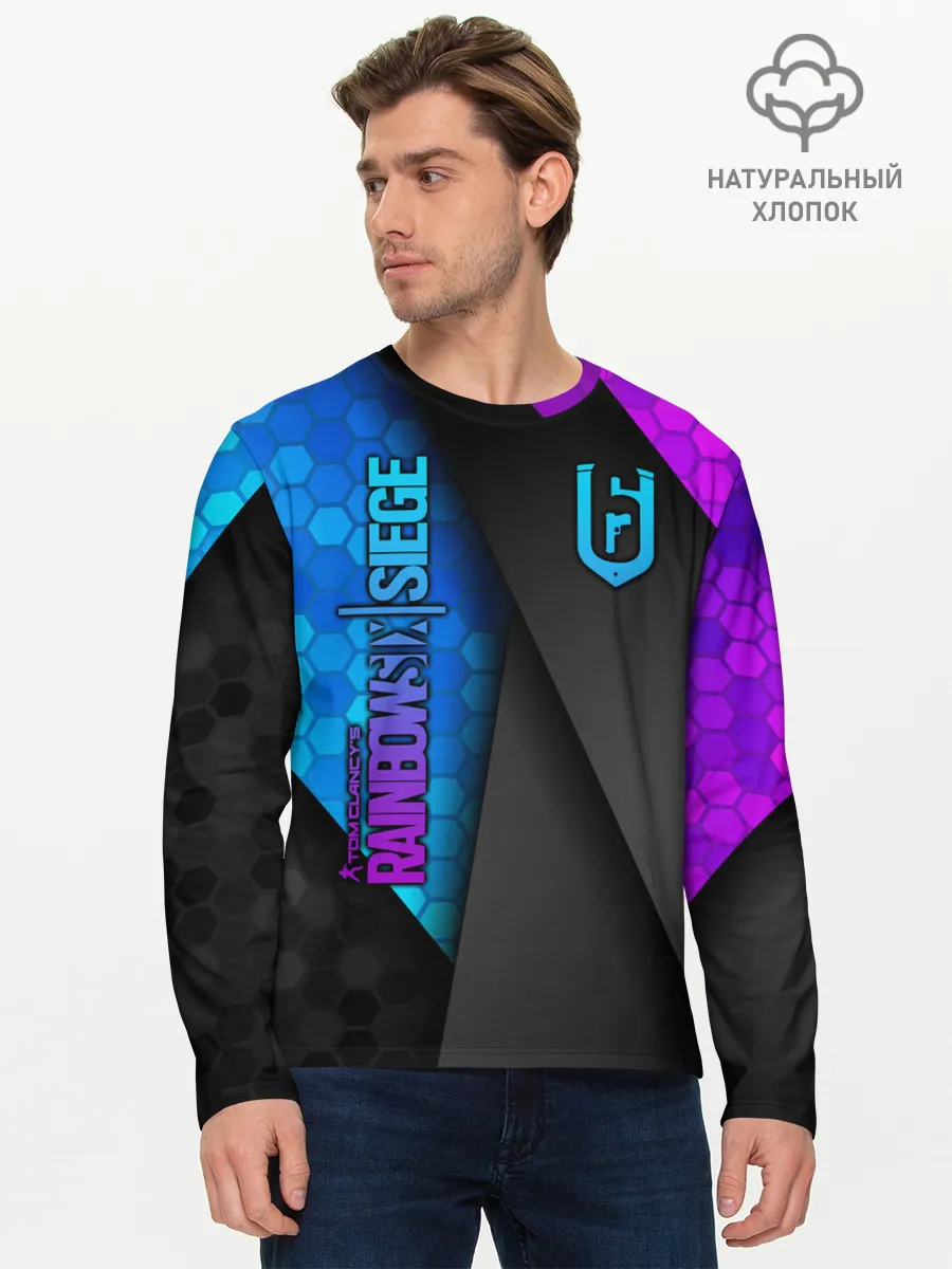 Мужской лонгслив базовый / Rainbow Six Siege