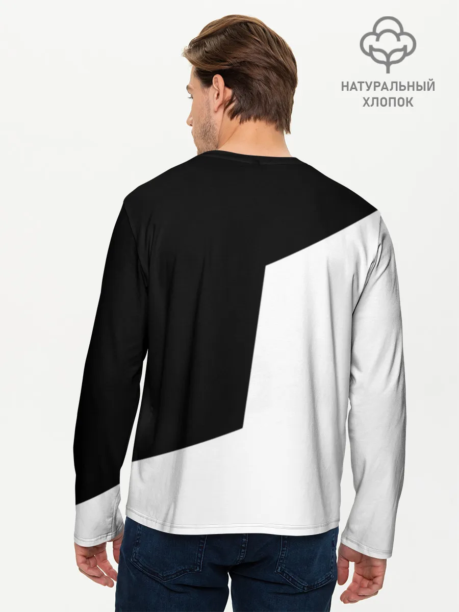 Мужской лонгслив базовый / Инь - янь