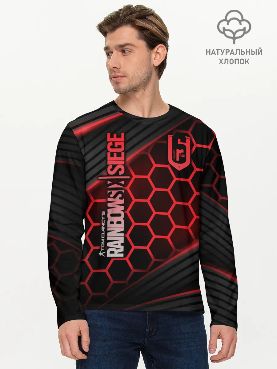 Мужской лонгслив базовый / Rainbow Six Siege