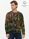 Мужской лонгслив базовый / MINECRAFT