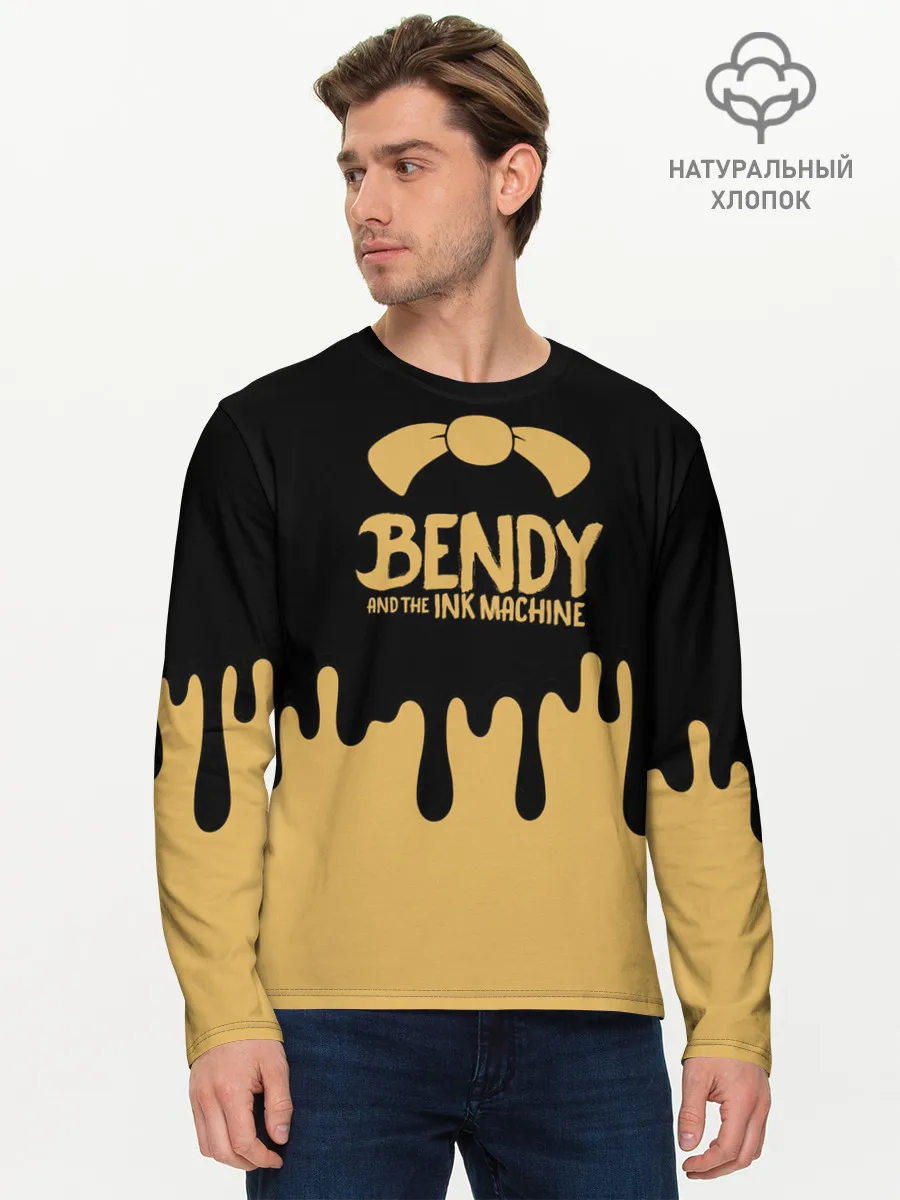 Мужской лонгслив базовый / Bendy And The Ink Machine