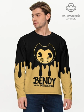 Мужской лонгслив базовый / Bendy And The Ink Machine