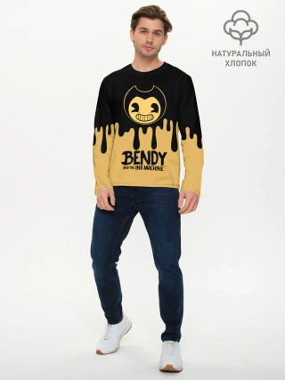 Мужской лонгслив базовый / Bendy And The Ink Machine