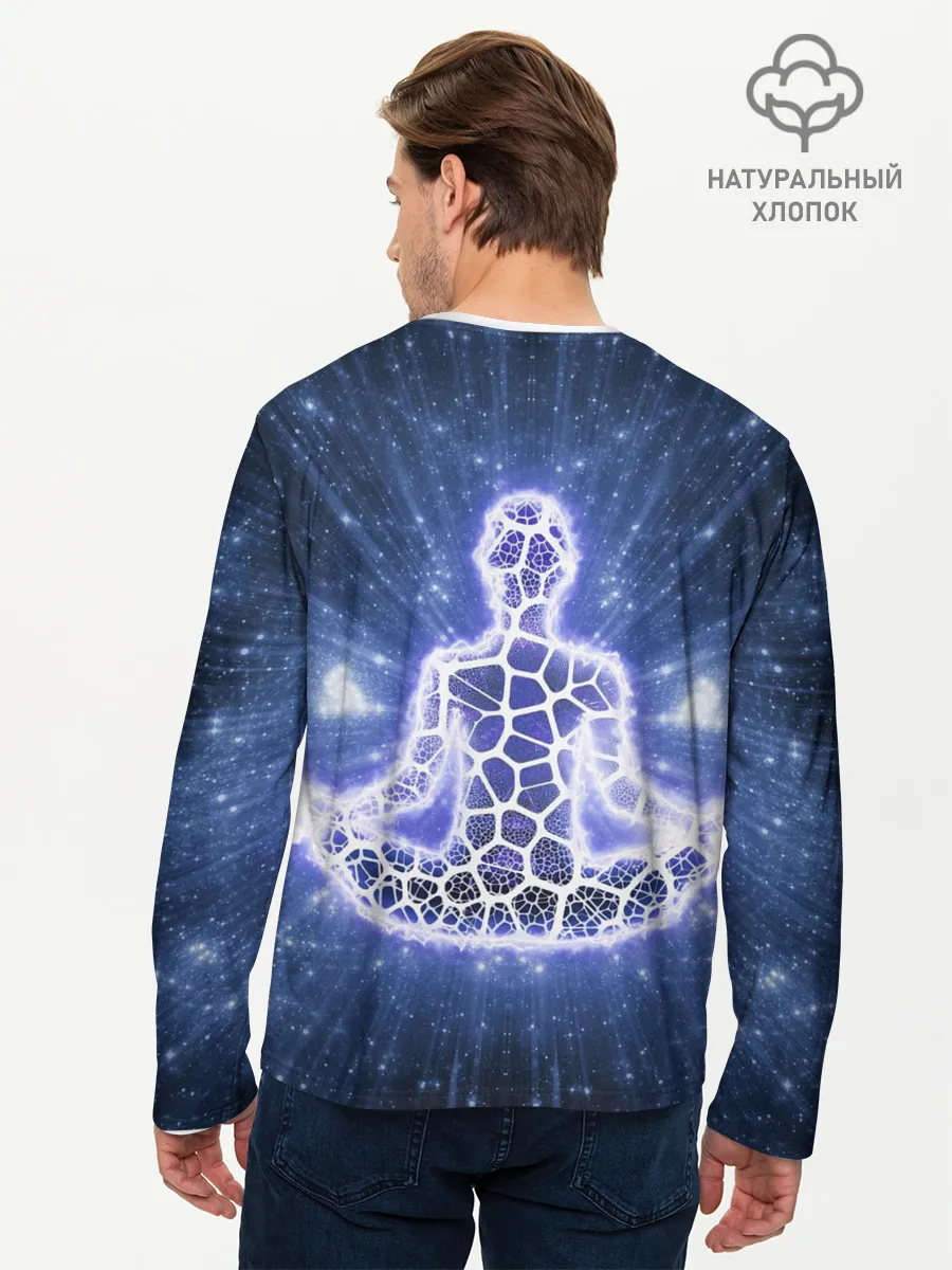 Мужской лонгслив базовый / Медитация