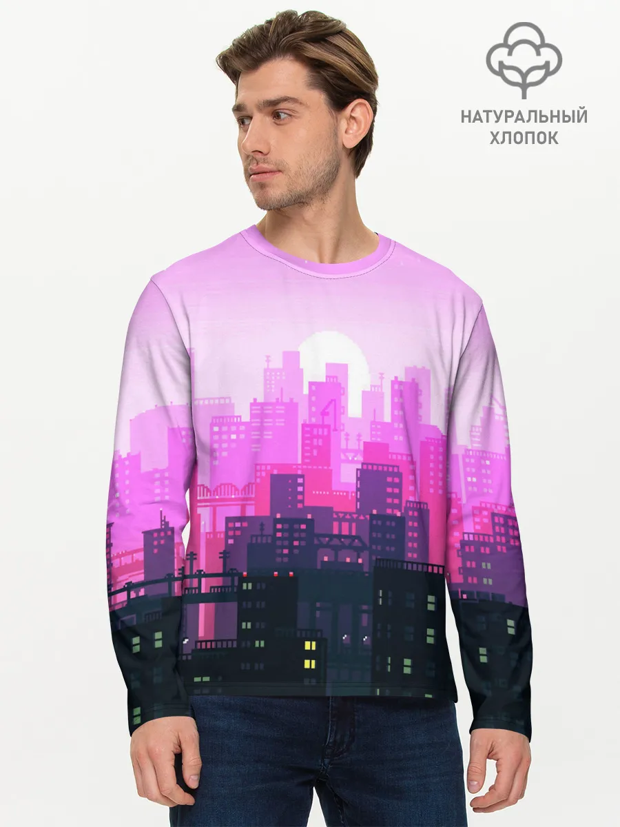 Мужской лонгслив базовый / CITY