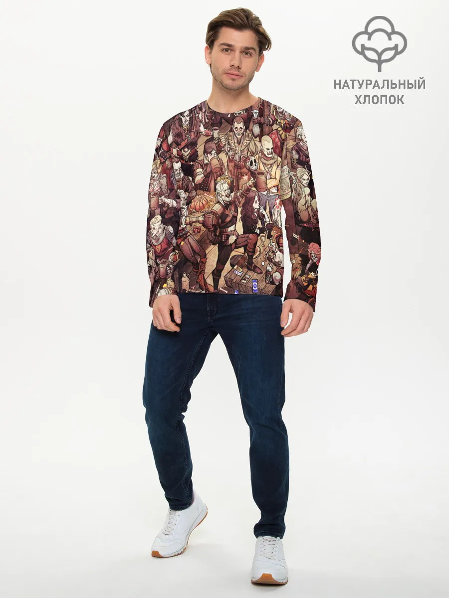 Мужской лонгслив базовый / Ведьмак