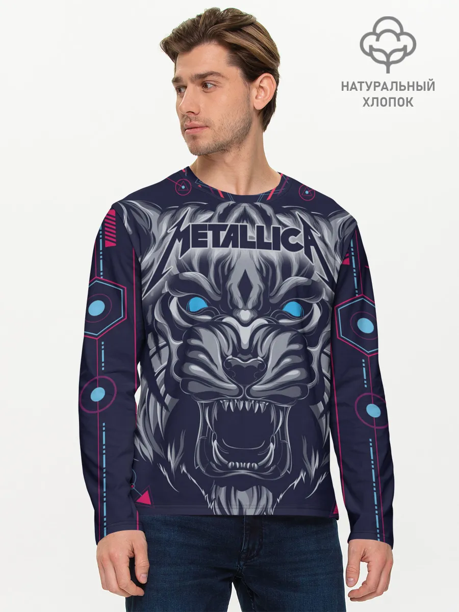 Мужской лонгслив базовый / Metallica