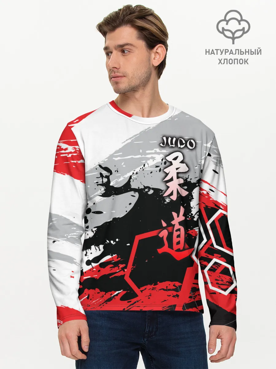 Мужской лонгслив базовый / Judo