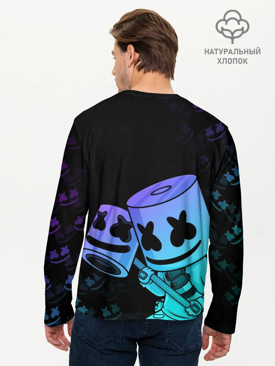 Мужской лонгслив базовый / FORTNITE MARSHMELLO