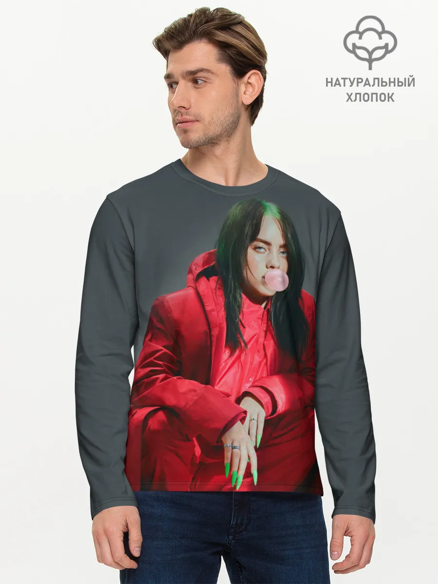 Мужской лонгслив базовый / Билли Айлиш