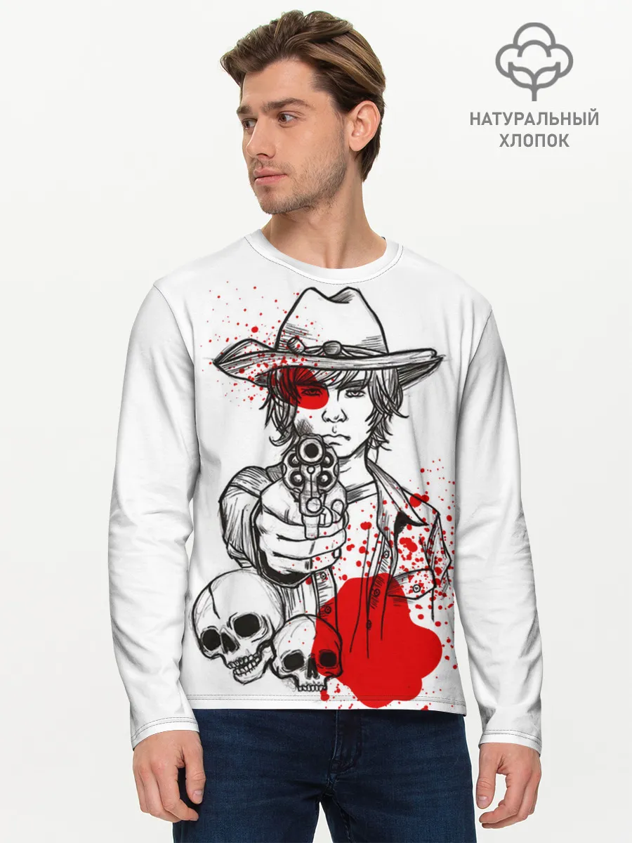 Мужской лонгслив базовый / The Walking Dead