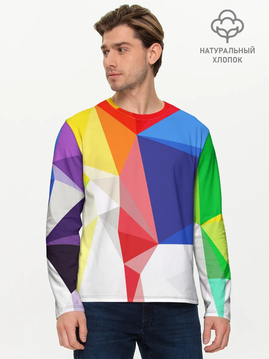 Мужской лонгслив базовый / BACKGROUND COLOR