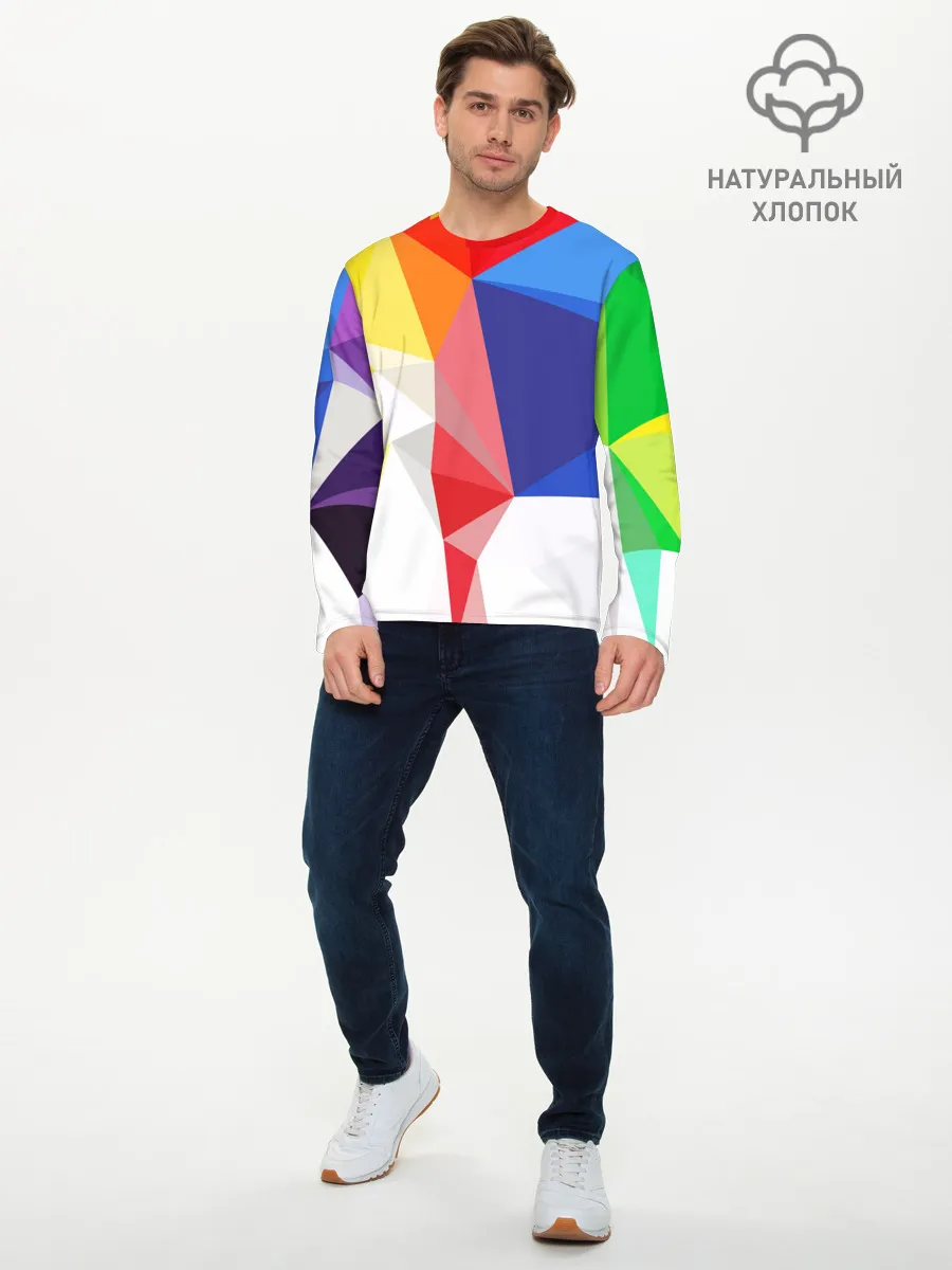 Мужской лонгслив базовый / BACKGROUND COLOR